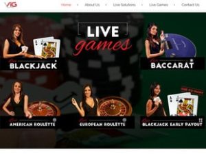 Visionary iGaming software and live casinos