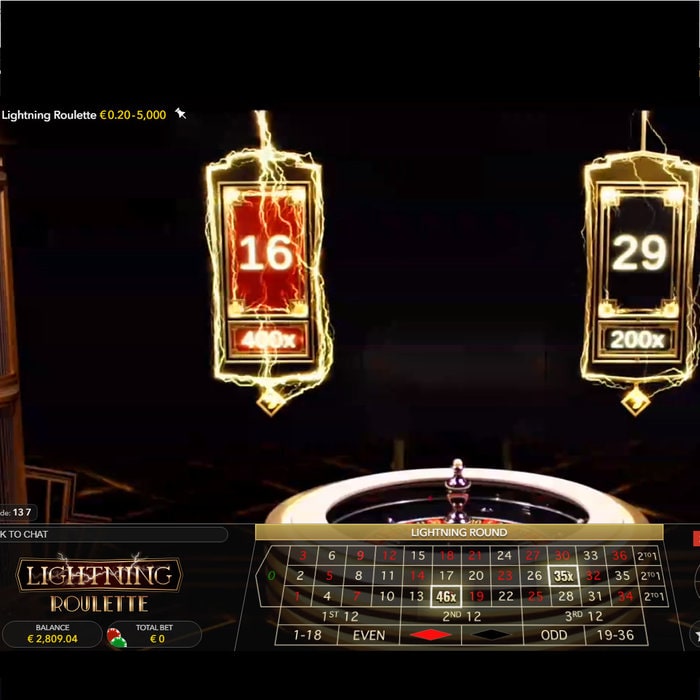 Lightning Roulette in Spin Casino