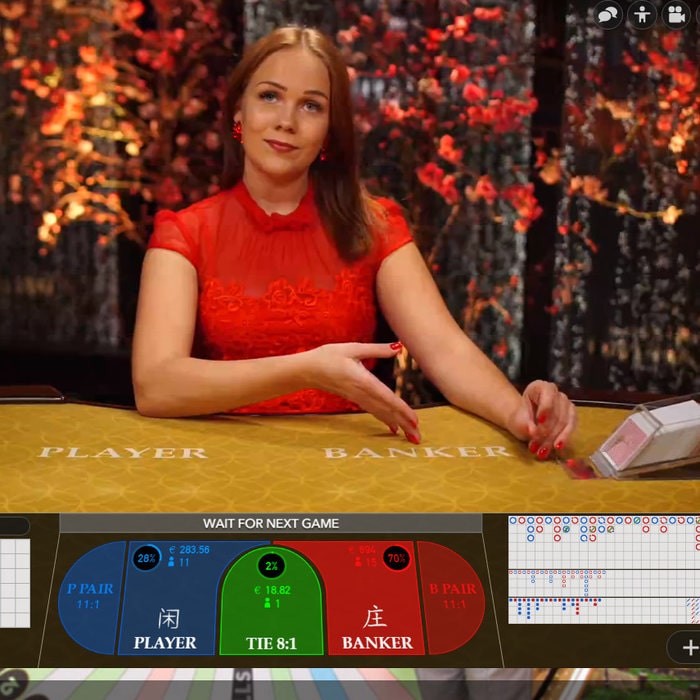 Play Live Baccarat in MrXbet