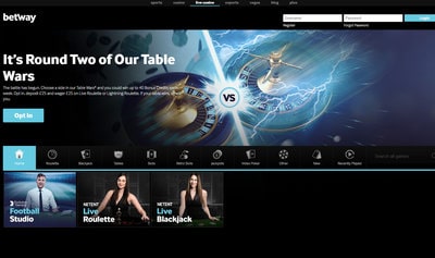 Betway Casino, online casino