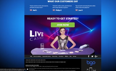 BGO online casino, casino platform