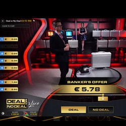 Evolution Gaming, deal or no deal game