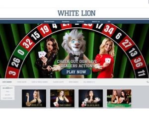 White Lion Casino with live dealers