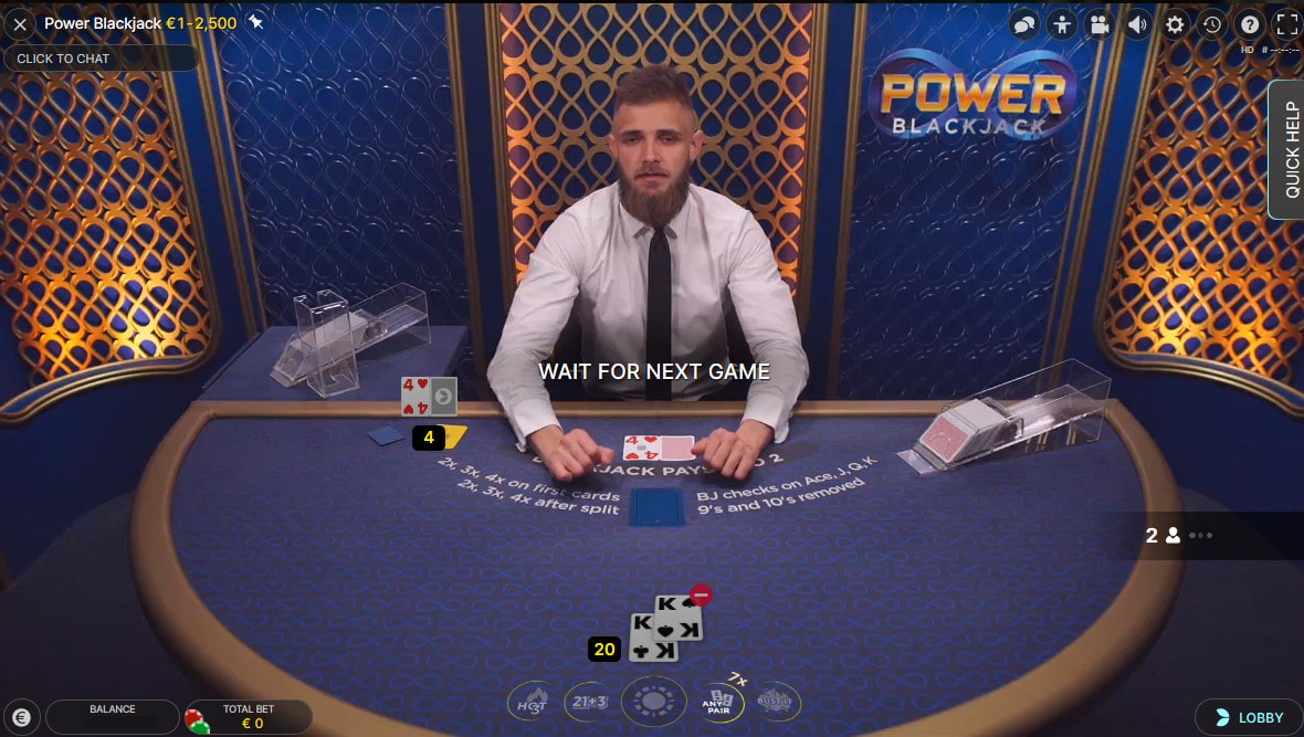 Power Blackjack by Live-Dealers.Casino